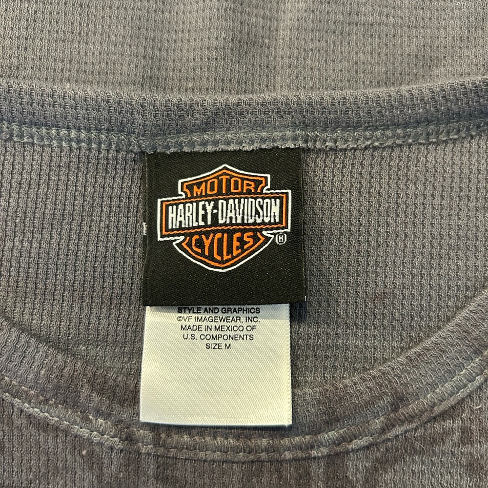 Harley-Davidson Charcoal Graphic Long Sleeve - Picture 5 of 6